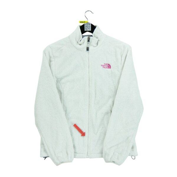 Veste polaires femme manches longues blanc The North Face Col Montant QWE1307