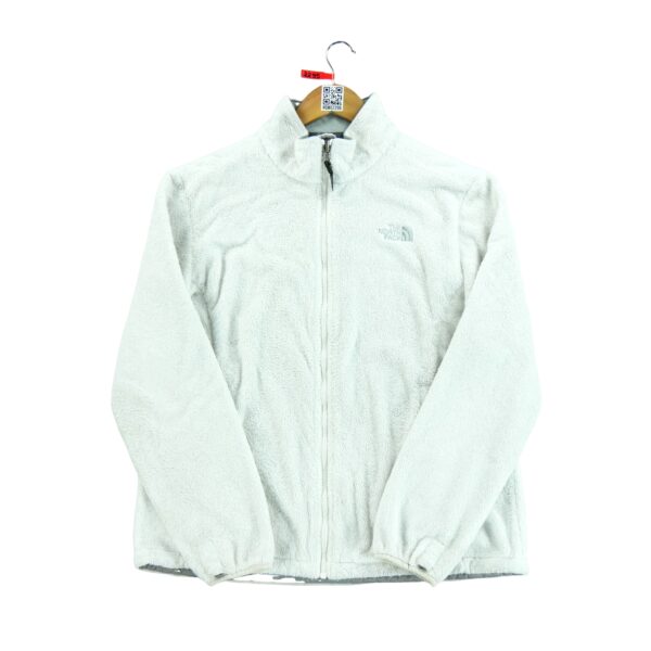 Veste polaires femme manches longues blanc The North Face Col Montant QWE2295