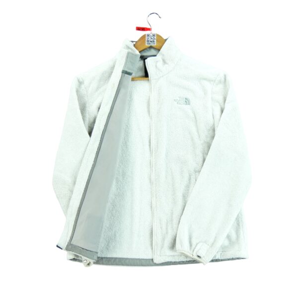 Veste polaires femme manches longues blanc The North Face Col Montant QWE2295