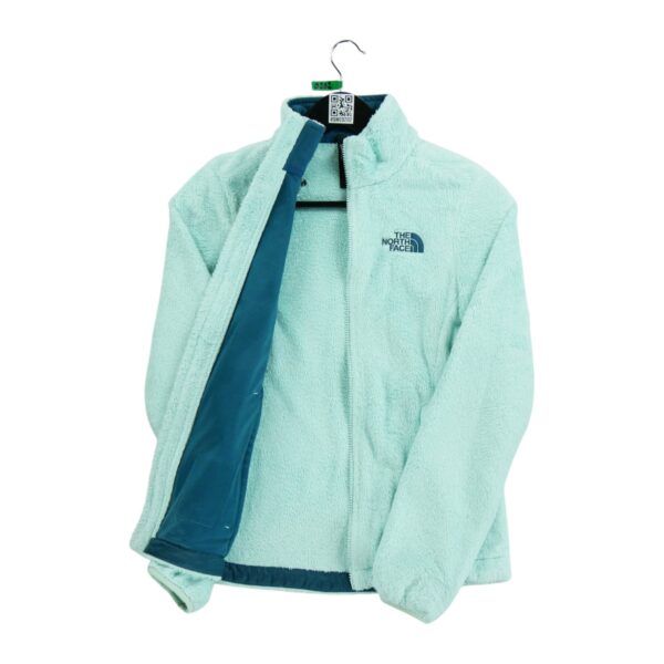 Veste polaires femme manches longues turquoise The North Face Col Montant QWE0202