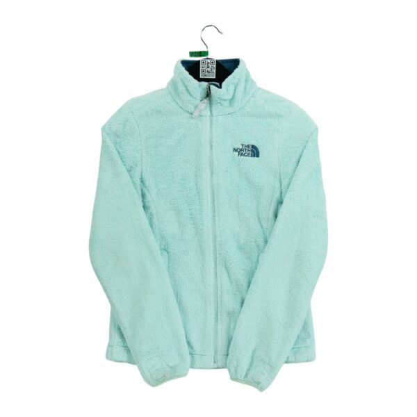 Veste polaires femme manches longues turquoise The North Face Col Montant QWE0202