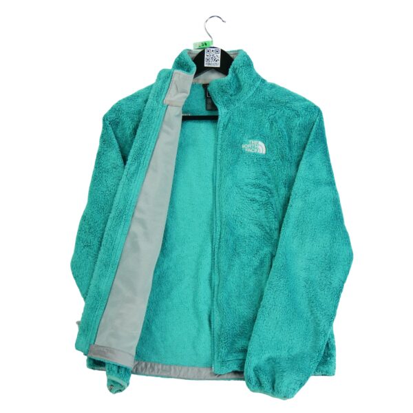 Veste polaires femme manches longues turquoise The North Face Col Montant QWE0297