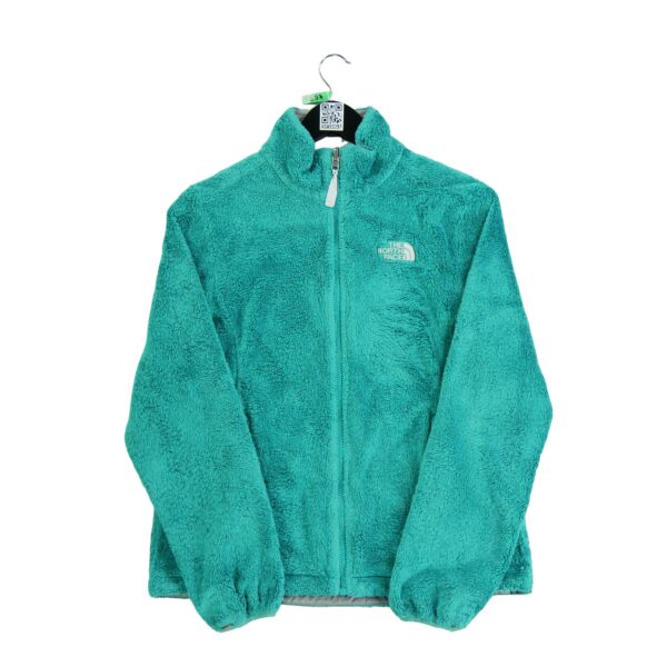 Veste polaires femme manches longues turquoise The North Face Col Montant QWE0297