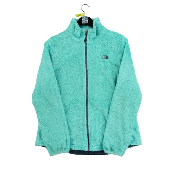 Veste polaires femme manches longues turquoise The North Face Col Montant QWE1250