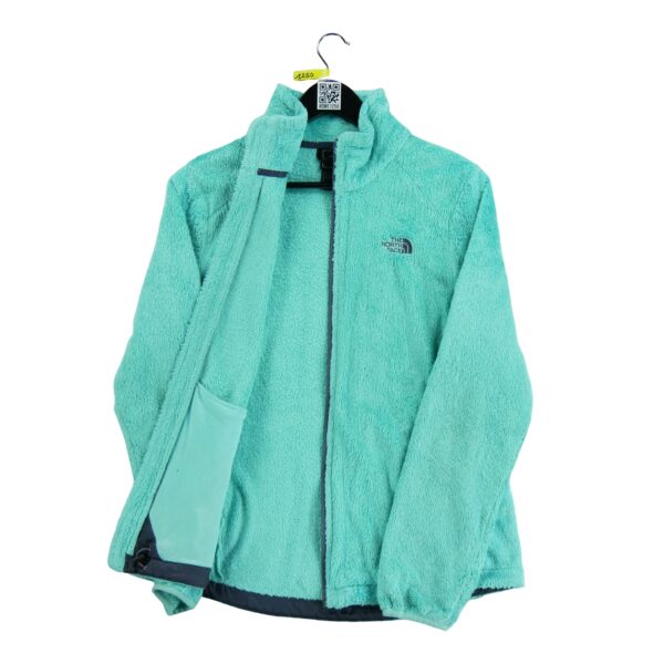 Veste polaires femme manches longues turquoise The North Face Col Montant QWE1250