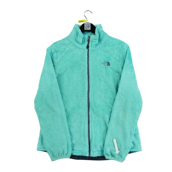 Veste polaires femme manches longues turquoise The North Face Col Montant QWE1250