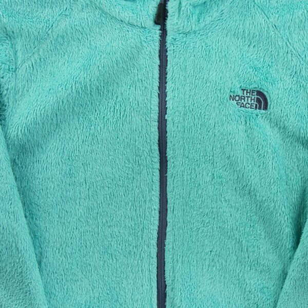 Veste polaires femme manches longues turquoise The North Face Col Montant QWE1250