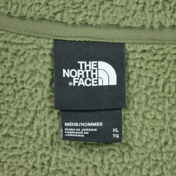 Veste polaires homme manches longues kaki The North Face Col Montant QWE3161