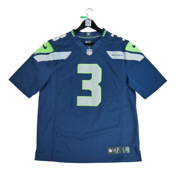 Maillot manches courtes homme marine Nike Equipe Seattle Seahawks