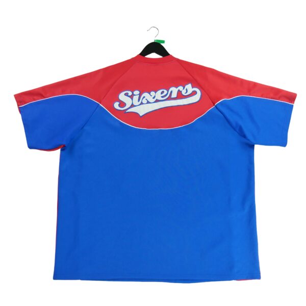 Maillot manches courtes homme rouge Majestic Equipe Philadelphie 76ers Sixers