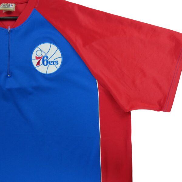 Maillot manches courtes homme rouge Majestic Equipe Philadelphie 76ers Sixers