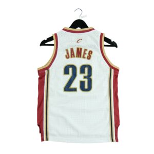 Maillot sans manches enfant blanc Adidas Equipe Cleveland Cavaliers QWE3759