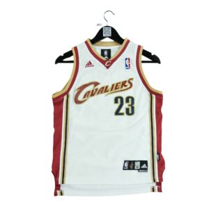 Maillot sans manches enfant blanc Adidas Equipe Cleveland Cavaliers QWE3759