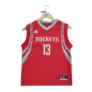 Maillot sans manches enfant rouge Adidas Equipe Houston Rockets