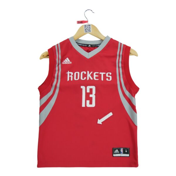 Maillot sans manches enfant rouge Adidas Equipe Houston Rockets