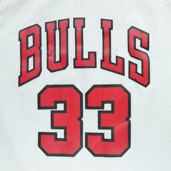 Maillot sans manches homme blanc Adidas Equipe Chicago Bulls QWE3278