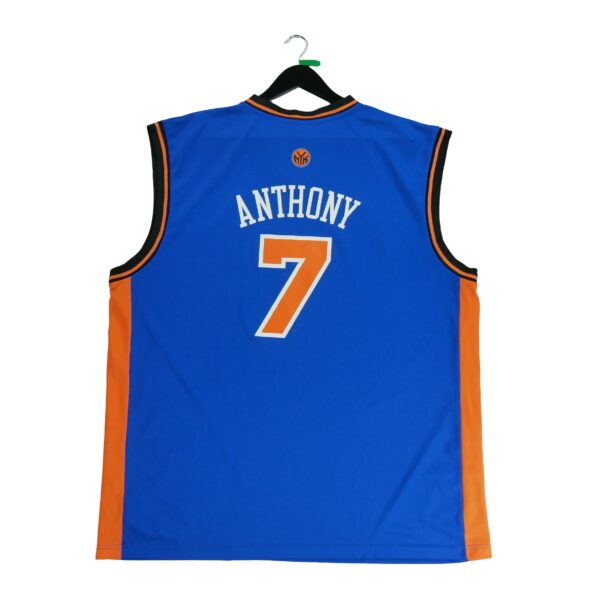 Maillot sans manches homme bleu Adidas Equipe New York Knicks QWE0519