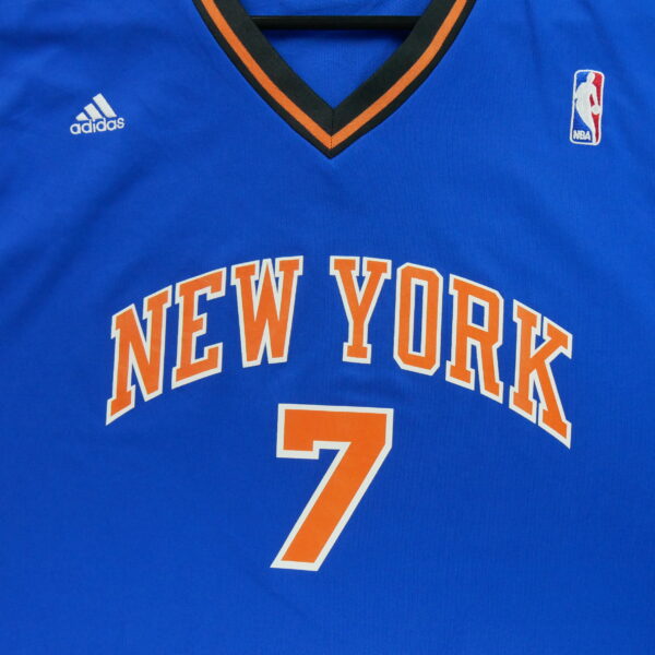 Maillot sans manches homme bleu Adidas Equipe New York Knicks QWE0519