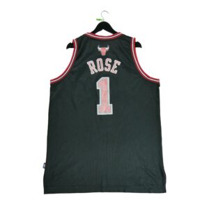 Maillot sans manches homme noir Adidas Equipe Chicago Bulls QWE0498