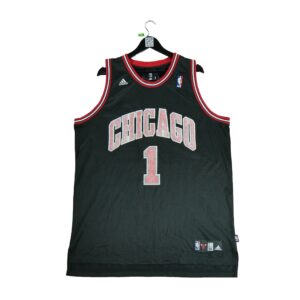 Maillot sans manches homme noir Adidas Equipe Chicago Bulls QWE0498