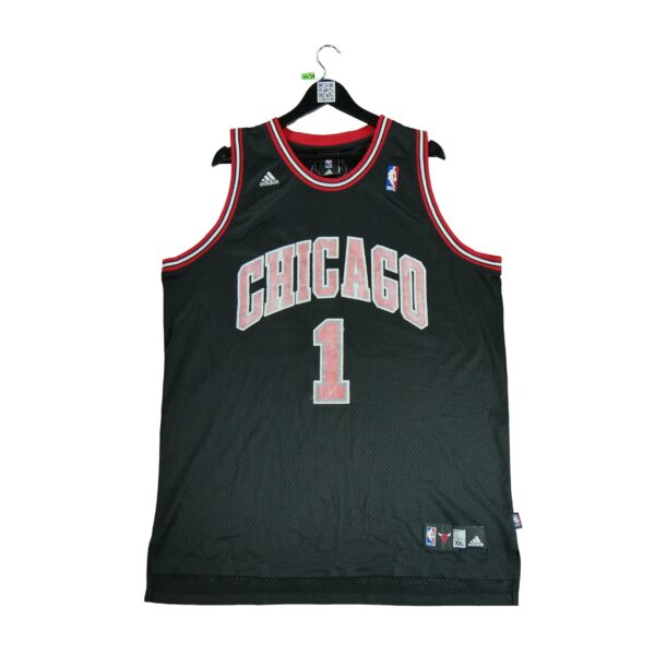 Maillot sans manches homme noir Adidas Equipe Chicago Bulls QWE0498