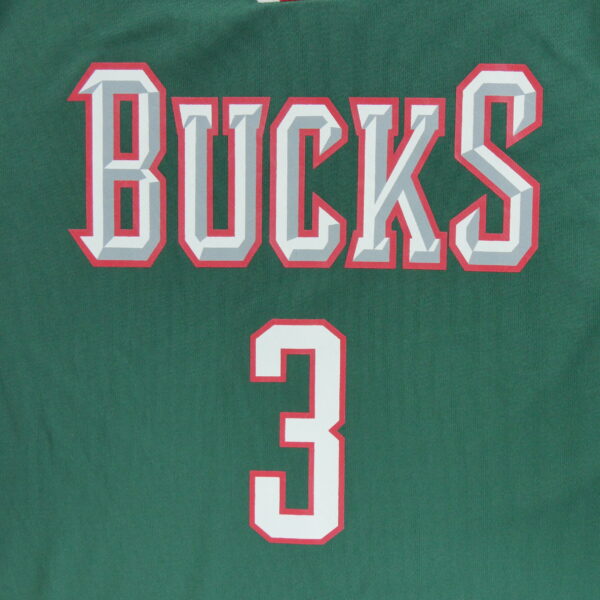 Maillot sans manches homme vert Adidas Equipe Milwaukee Bucks QWE3820