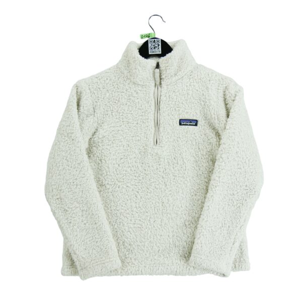 Pull polaires femme manches longues beige Patagonia Col Montant