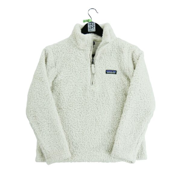 Pull polaires femme manches longues beige Patagonia Col Montant