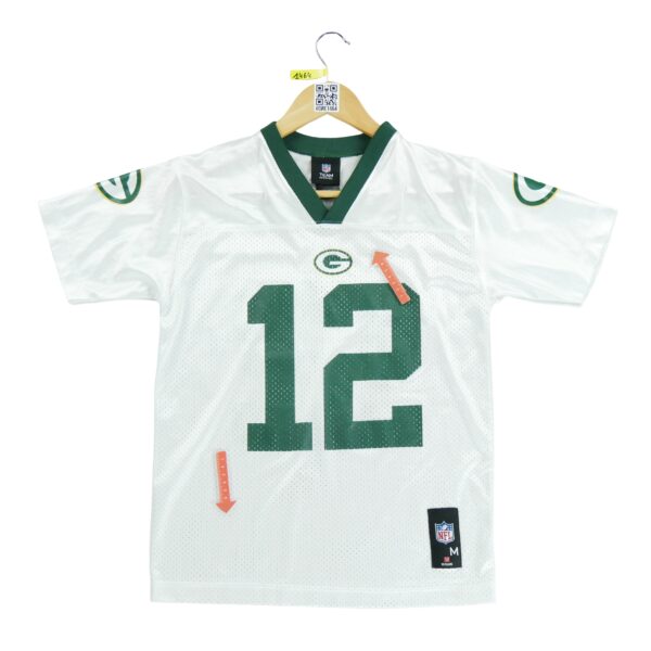 Maillot manches courtes enfant blanc NFL Team Apparel Equipe Green Bay Packers