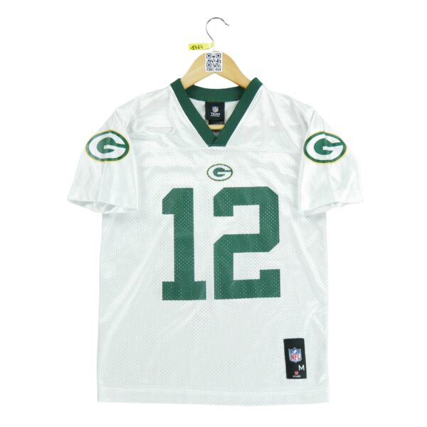 Maillot manches courtes enfant blanc NFL Team Apparel Equipe Green Bay Packers