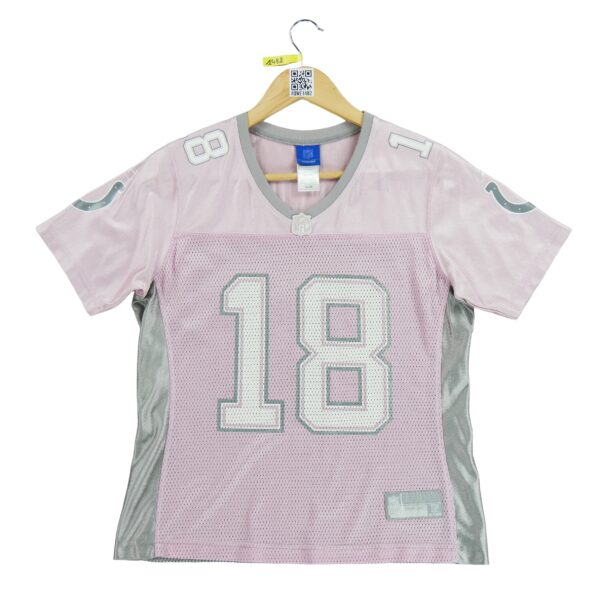 Maillot manches courtes femme rose Reebok Equipe Indianapolis Colts