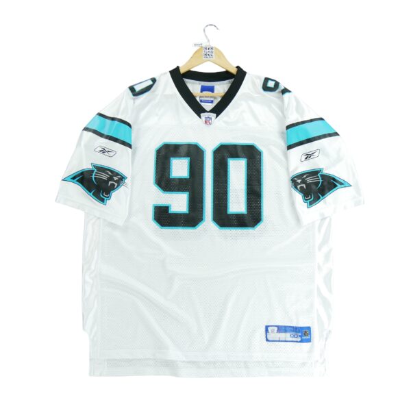 Maillot manches courtes homme blanc Reebok Equipe Carolina Panthers