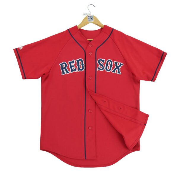 Maillot manches courtes homme rouge Majestic Equipe Red Sox de Boston