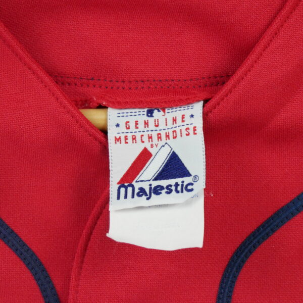 Maillot manches courtes homme rouge Majestic Equipe Red Sox de Boston