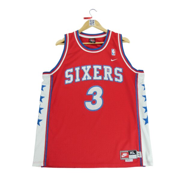 Maillot sans manches homme rouge Nike Equipe Philadelphie 76ers Sixers