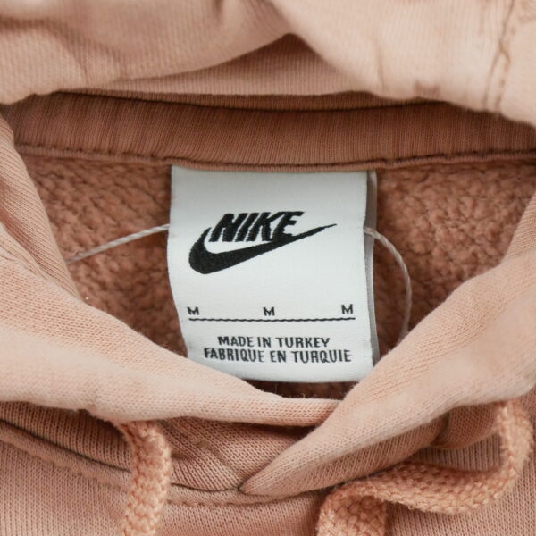 Sweat a capuche femme manches longues rose Nike Col Rond