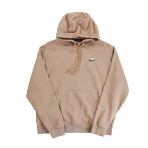 Sweat a capuche femme manches longues rose Nike Col Rond