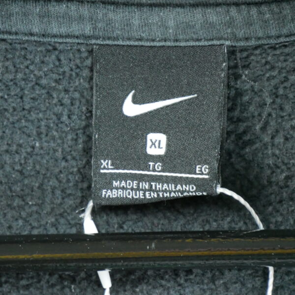 Sweat a capuche homme manches longues noir Nike Col Montant