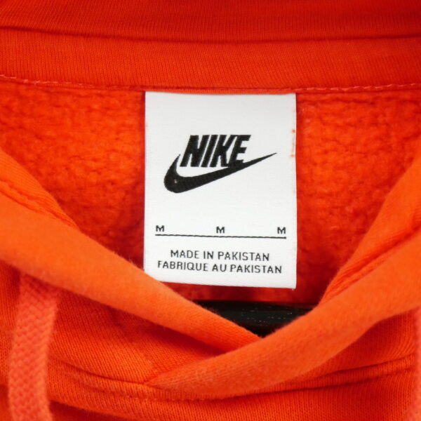 Sweat a capuche homme manches longues orange Nike Col Rond