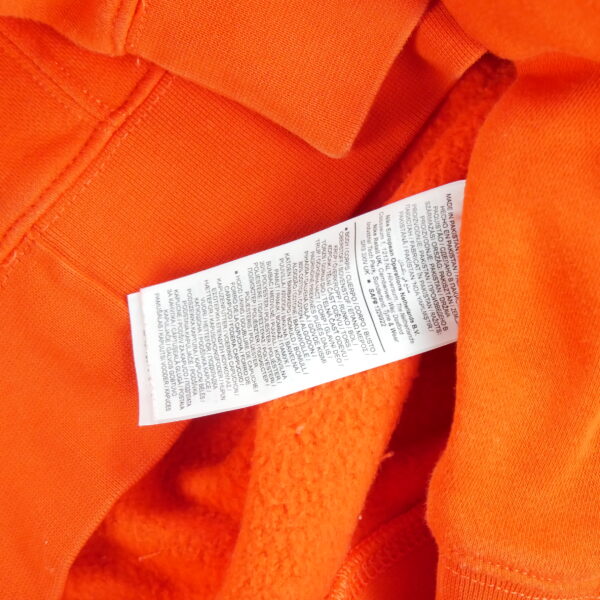 Sweat a capuche homme manches longues orange Nike Col Rond