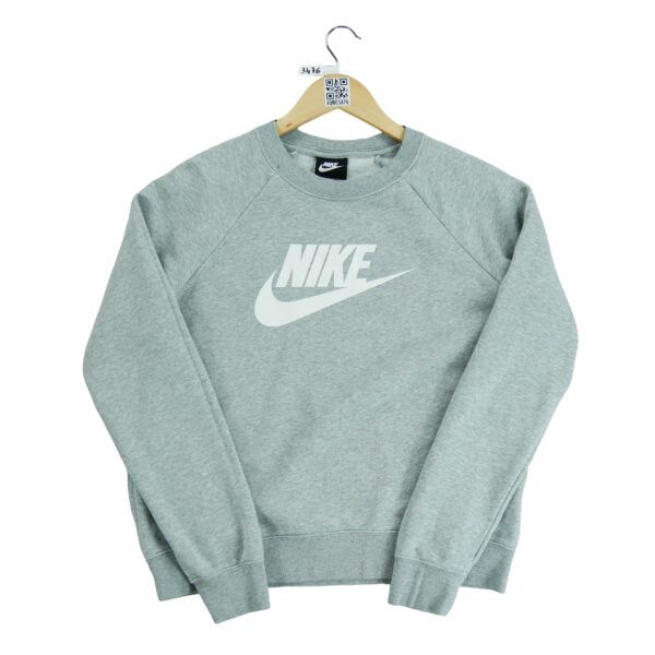 Sweat femme manches longues gris Nike Col Rond